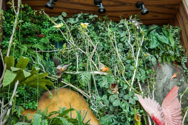 Thai snake research center forest decoration — Stock Photo, Image