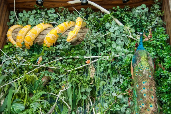 Thai snake research center forest decoration