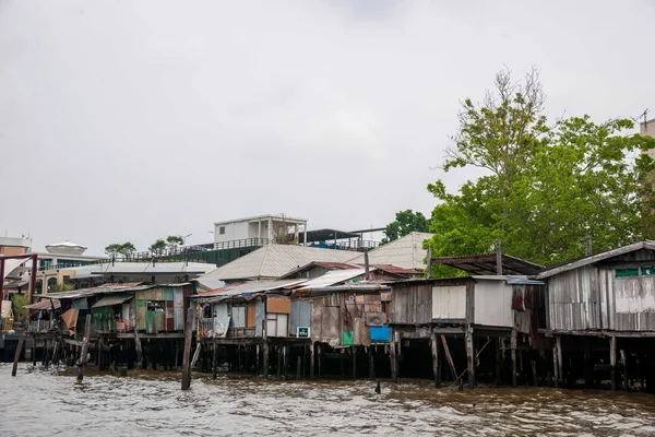 Ciudades de chabolas Bangkok —  Fotos de Stock