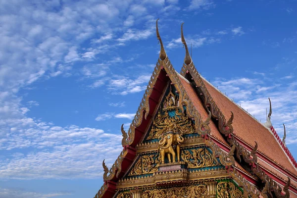 Klooster in Bangkok, Thailand sloppenwijken — Stockfoto