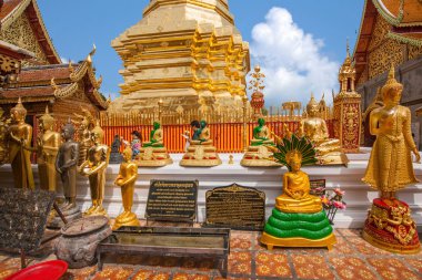 Chiang Mai, Tayland Suthep Doi Suthep Budist stupa yan