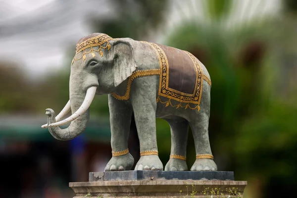 Scultura elefante tailandese Maisen Lin Qing — Foto Stock