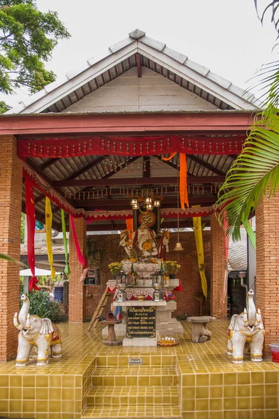 チェンマイ、タイの象キャンプ象神寺 — ストック写真