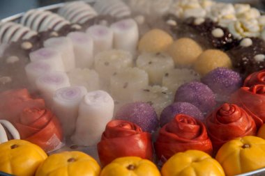 Chongqing Ciqikou antik kenti ünlü aperatif 