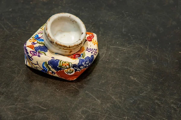 Salon du thé Exposition "Pas de fours" porcelaine — Photo