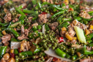 Çin Chongqing hizip adı mutfakları - biber tavuk