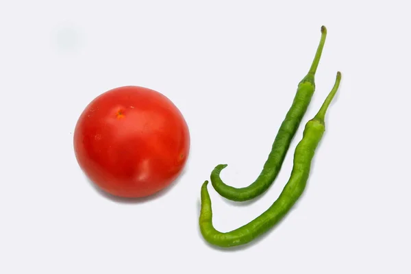 时令蔬菜和番茄辣椒 ----- — 图库照片