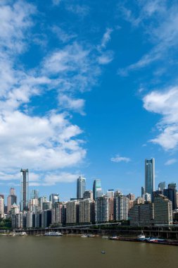 Linjiangmen Yuzhong bölge köprünün bir bölümü