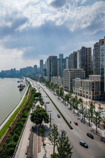 North Rd Liujiatai segmento Jiangbei Distrito, Chongqing — Foto de Stock