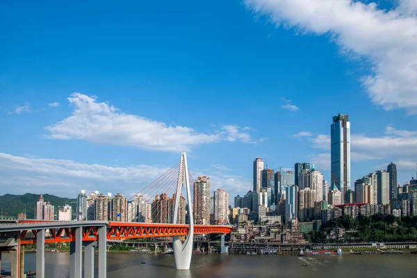 One section of the bridge Linjiangmen Yuzhong District — Stock Photo, Image