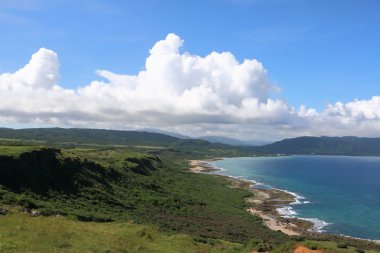 Hengchun Yarımadası, Güney Adası---uzun çizgi Park Kenting Milli Parkı