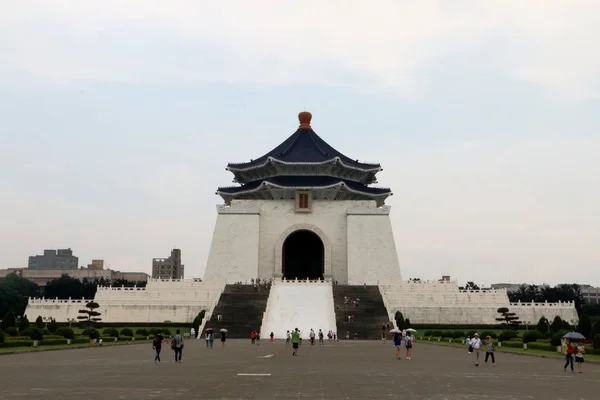 信義区, 台北市, 台湾、蒋蒋記念ホール自由広場 — ストック写真