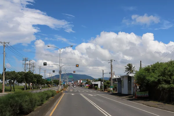 Wyspa Tajwan - Kenting National Park road — Zdjęcie stockowe