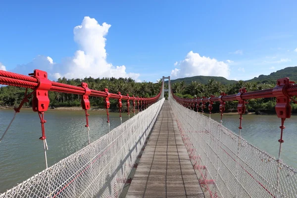 Puente levadizo del puerto de Taiwán Manchuria — Foto de Stock