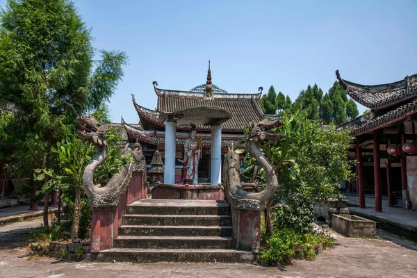 Čistý výsledek Hechuan Temple chrám — Stock fotografie