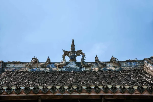 Čistý výsledek Hechuan Temple chrám hřeben — Stock fotografie