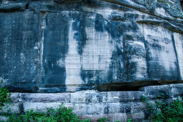 Hechuan Rondeau yazlık iki taş yazıtlar metin — Stok fotoğraf