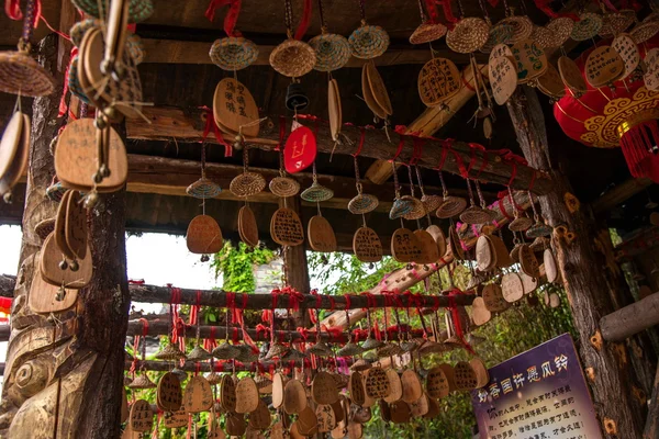 Cidade de Dali, Yunnan Dragão cartões de bênção — Fotografia de Stock