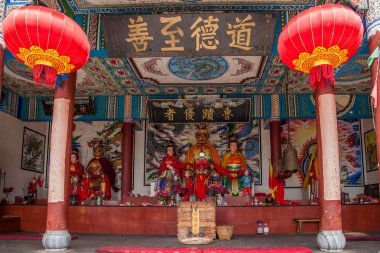 Yunnan Dali Hongshan main temple clipart