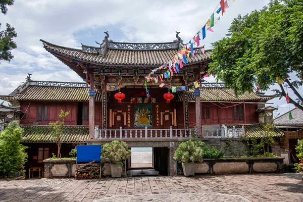 Templo principal de Yunnan Dali Hongshan — Foto de Stock