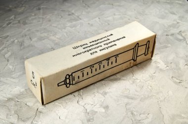 tekrar kullanılabilir şırıngalar ve iğneler. Çoklu kullanım şırıngaları.