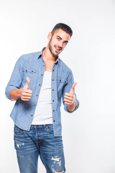 Casual young hansome man isolated — Stock Photo, Image