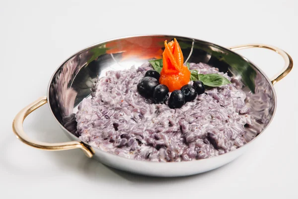Rice with blueberry — Stock Photo, Image