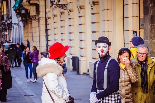 Pisa Italia Dicembre 2017 Mimo Bianco Che Guarda Nella Macchina — Foto Stock