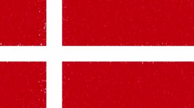 Yılbaşı ya da yeni yıl tatili için Danimarka bayrağında kar yağışıweather forecast