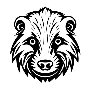 Köpeğin başı. vektör illüstrasyonu.