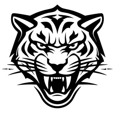 Kaplan başı vektör logosu