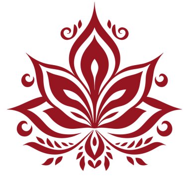 Doğulu süsü. vektör illüstrasyonu