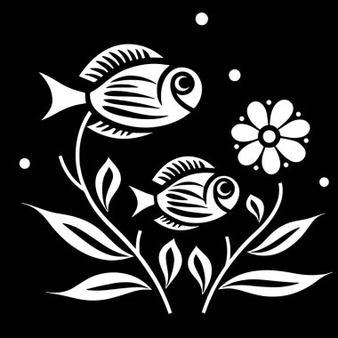 Çiçek deseni, vektör illüstrasyonu