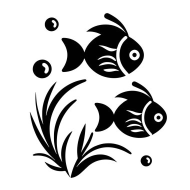 Bir balığın vektör çizimi