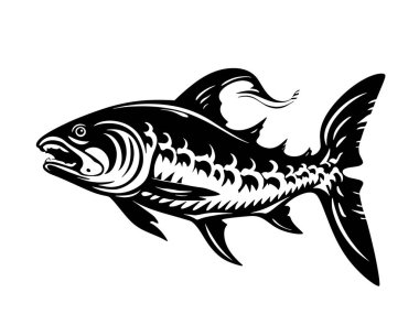 balık logosu vektör tasarım şablonu