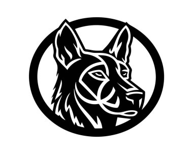 Çemberli köpek kafası