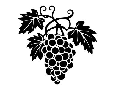 Yapraklı ve dallı üzümler.