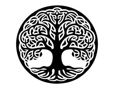 İnsan beyin simgesinin vektör çizimi