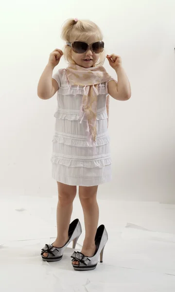Crianças de beleza, moda de criança — Fotografia de Stock