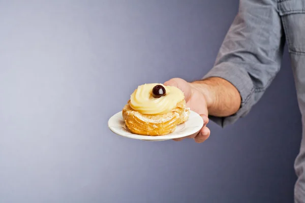 Zeppole 意大利甜点 — 图库照片