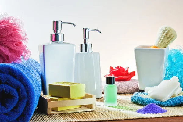 Accessoires de bain et environnement thermique — Photo