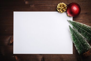Noel kopya alanı dekorasyonu