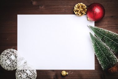 Noel kopya alanı dekorasyonu