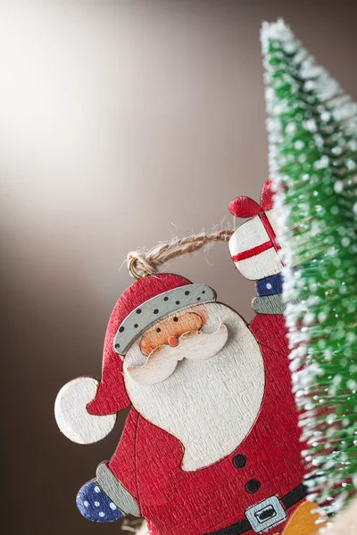Украшение кукол Санта-Клауса — стоковое фото