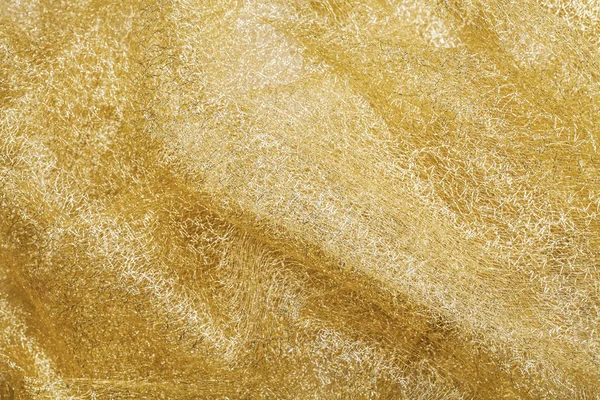 Tessuto dorato sfondo texture — Foto Stock