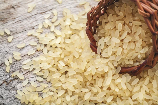 Beyaz pirinç çanağı — Stok fotoğraf
