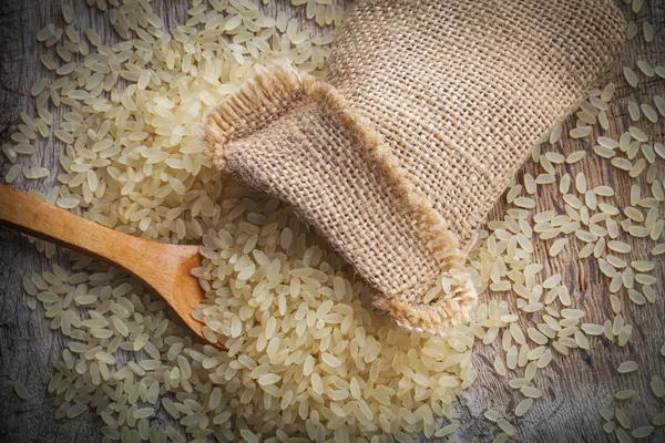 Plato de arroz blanco — Foto de Stock