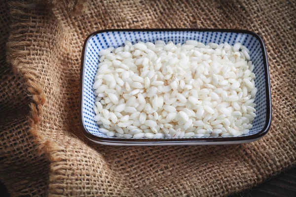 Plato de arroz blanco — Foto de Stock