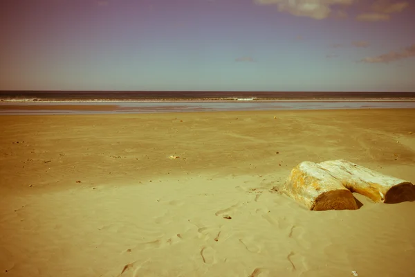 Vue sur la plage style vintage — Photo