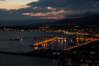 Gül panoramik görünümü, Costa Brava, Catalunya